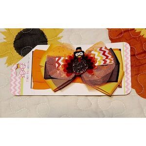 NWT TINY TREASURES TURKEY BABY HEAD WRAP